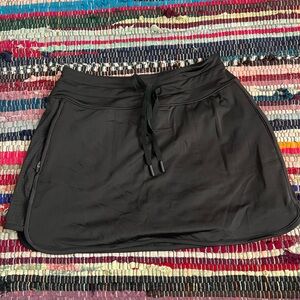 Black athletic skirt